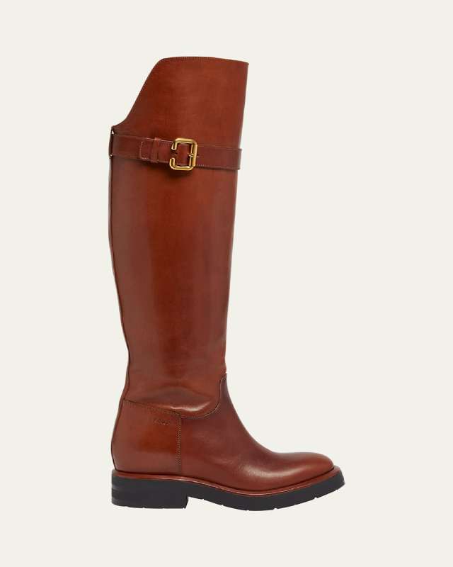 Coddington Leather Over-The-Knee Riding Boots